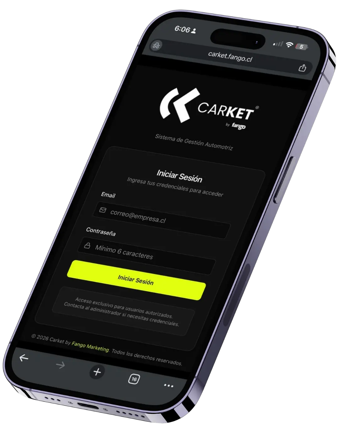 Carket OS Software de gestión automotriz